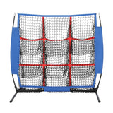 Everfit Soccer Net Baseball Pitching Football Goal Training Aid 9 Target Zone - Side View
