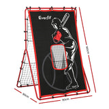 Everfit Baseball Net Rebound Pitching Kit Target Hitter 2 in 1 Training Aid - Front View