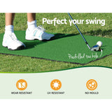 Everfit 3.5m Golf Practice Net with Driving Mat Training Aid Target Hitting - Close-Up Angle