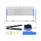 Everfit 3m Badminton Tennis Net Portable Volleyball Kit Adjustable Height - Front View