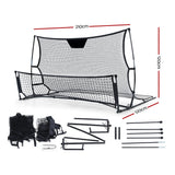 Everfit 2.1m Football Soccer Net Portable Goal Net Rebounder Sports Training - Front View