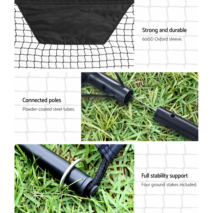 Everfit 2.1m Football Soccer Net Portable Goal Net Rebounder Sports Training, image 4