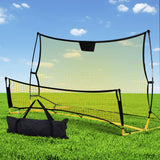 Everfit 2.1m Football Soccer Net Portable Goal Net Rebounder Sports Training Yellow - Close-Up Angle
