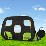 Everfit Football Soccer Goal Net Baseball Target Rebounder Training Aid - Close-Up Angle