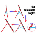Everfit Baseball Soccer Net Rebounder Football Goal Net Sports Training Aid - 45-Degree Angle
