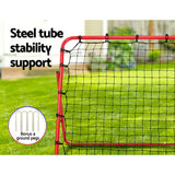 Everfit Baseball Soccer Net Rebounder Football Goal Net Sports Training Aid - Rear View