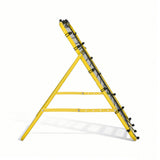 Everfit Baseball Soccer Net Rebounder Football Goal Net Sports Training Aid Yellow - Side View
