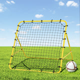 Everfit Baseball Soccer Net Rebounder Football Goal Net Sports Training Aid Yellow - Close-Up Angle