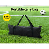 Everfit 1.8m Football Soccer Net Portable Goal Net Training 3 Target Zone - Rear View
