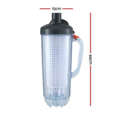 Aqua Buddy In-Ground Pool Leaf Catcher with Heavy-Duty Canister and Universal Compatibility - Front View