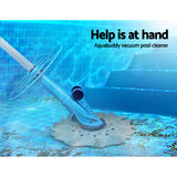 Aquabuddy Pool Cleaner Automatic Vacuum Floor Swimming Climb Wall Inground 10M - Top-Down View