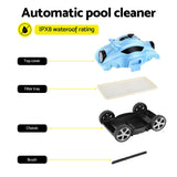 Aqua Buddy Robotic Pool Cleaner Automatic Floor Vacuum Robot Swimming Cordless - Rear View
