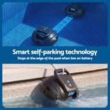 Aqua Buddy Cordless Pool Cleaner Robot Pool Vacuum Automatic Floor Clean 110Mins - Close-Up Angle