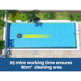 Aqua Buddy Robotic Pool Cleaner Automatic Vacuum Robot Swimming Cordless - Rear View