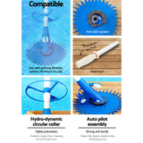 Aqua Buddy Pool Cleaner Automatic Vacuum Swimming Floor Climb Wall Pool 10M Hose - 45-Degree Angle