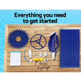 Aquabuddy Pool Cleaner Automatic Swimming Floor Climb Wall Vacuum 10M Hose - Rear View