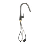 Welba Kitchen Mixer Tap Pull Out Faucet 2-Mode Swivel Grey, image 3