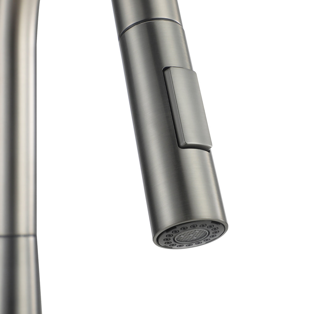 Welba Kitchen Mixer Tap Pull Out Faucet 2-Mode Swivel Grey
