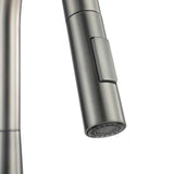 Welba Kitchen Mixer Tap Pull Out Faucet 2-Mode Swivel Grey - Front View