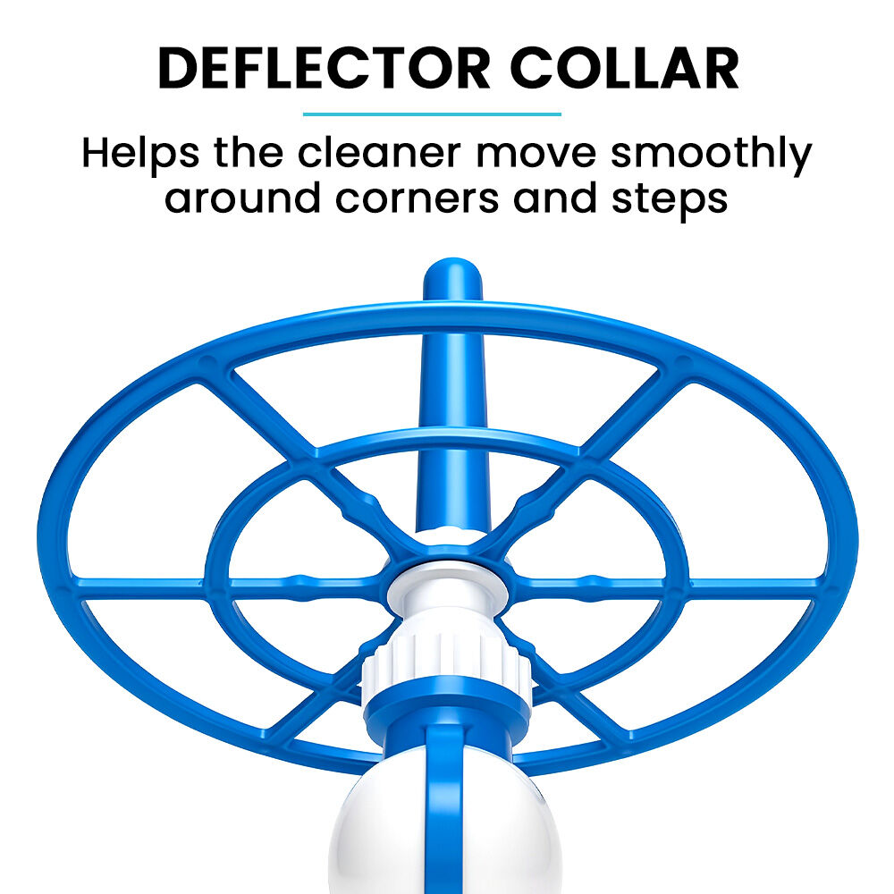 AURELAQUA Automatic Pool Cleaner, Flow-valve Suction Tech for Floors, Walls & Waterline