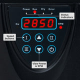 PROTEGE Variable Speed Pump, 1.0HP, 3 Speeds, Quiet, Economical, for Swimming Pool and Spa - Low Angle