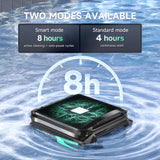 WYBOT F1 Solar Robotic Pool Skimmer, Large 7L Basket, APP Control and Customisable Route, Automatic Cleaner of Leaves and Fine Debris - Close-Up Angle