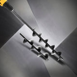 Giantz Heavy-Duty Power Garden Auger Drill Bit Set - 75mm x 300mm & 600mm