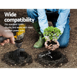 GIANTZ Power Garden Auger Small Earth Planter 75 X 600MM Black - Rear View