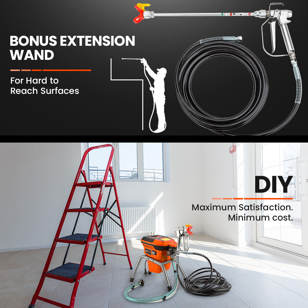 UNIMAC 740W Electric Airless Paint Station - Portable High Pressure Sprayer Gun