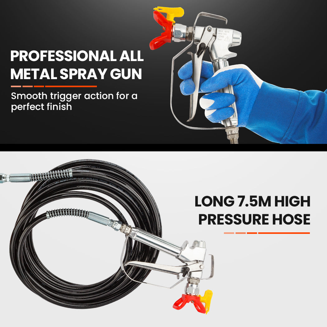 UNIMAC 740W Electric Airless Paint Station - Portable High Pressure Sprayer Gun