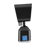 Devanti Portable Range Hood Desktop Exhaust Fan Adjustable Dual Filters Black - Side View
