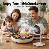 Devanti Portable Range Hood 5-Speed Rechargeable Desktop Extractor Fan BBQ - Extra Image