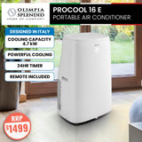Olimpia Splendid ProCool 16E Portable AC and Dehumidifier Refurbished - Low Angle