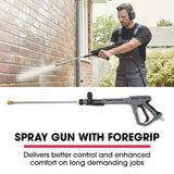 JET-USA Commercial Diesel High-Pressure Washer Cleaner, Electric Start 10hp 418cc, 15m Steel Braided Hose, Adjustable Triplex Pump - DX800 - Extra Image