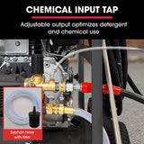 JET-USA Commercial Diesel High-Pressure Washer Cleaner, Electric Start 10hp 418cc, 15m Steel Braided Hose, Adjustable Triplex Pump - DX800 - Extra Image