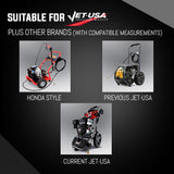 Jet-USA High Pressure Washer Cleaner Replacement Pump for all brand models with 3/4 Inch Shaft