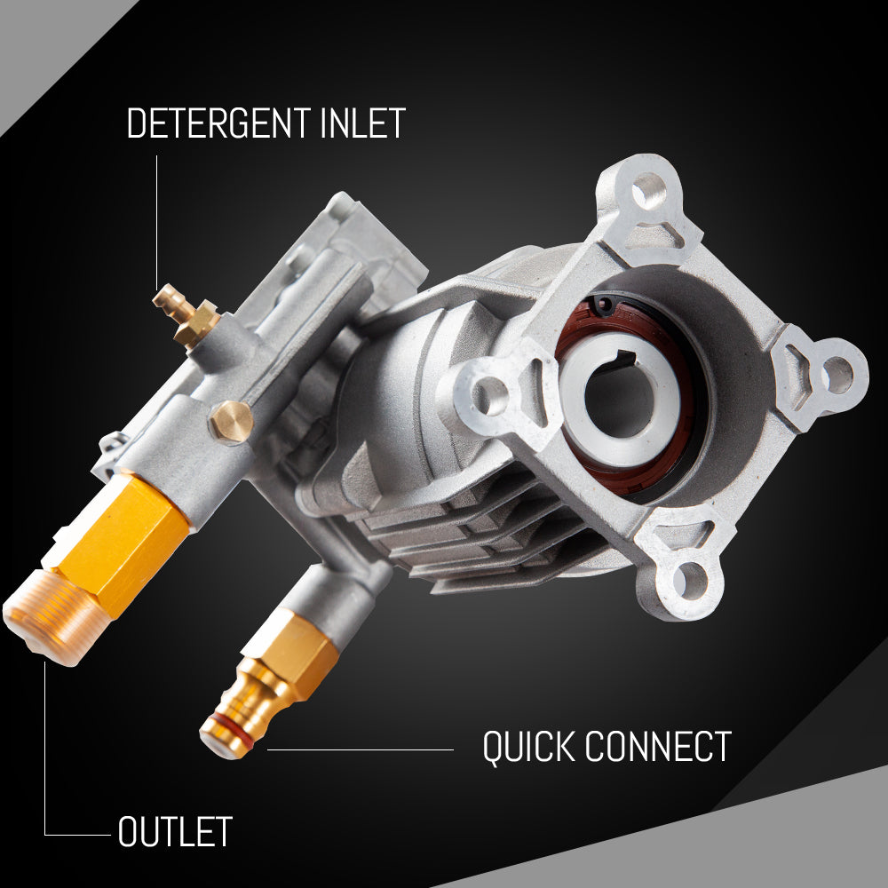 Jet-USA High Pressure Washer Cleaner Replacement Pump for all brand models with 3/4 Inch Shaft