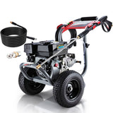 Jet-USA 4800PSI Petrol High Pressure Cleaner Washer w/ 30m Hose Reach and Drain Cleaner - TX770