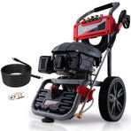 JET-USA Petrol-Powered High Pressure Cleaner Washer w/ 30m Hose and Drain Cleaner - CX660