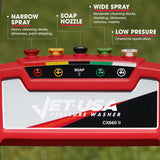 JET-USA Petrol-Powered High Pressure Cleaner Washer w/ 30m Hose and Drain Cleaner - CX660