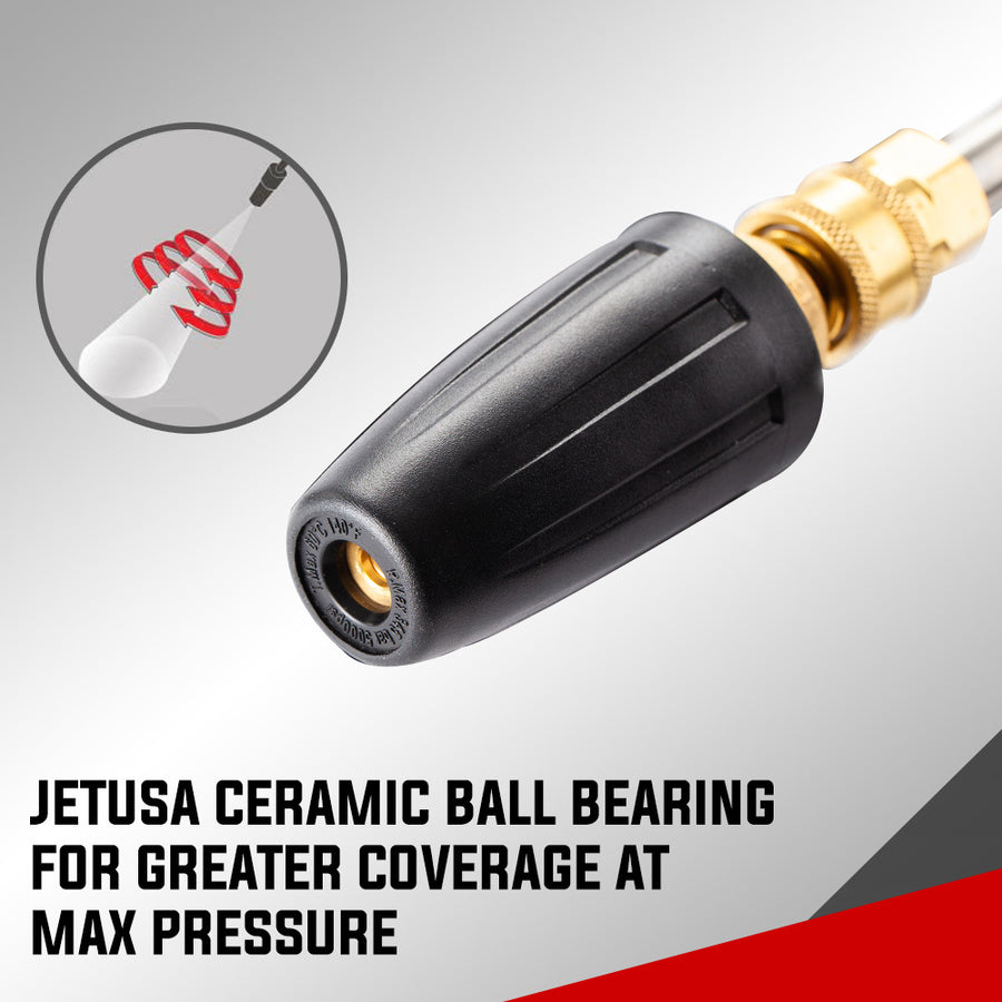 JET-USA 5000PSI Turbo Head Nozzle for High Pressure Washer Cleaner