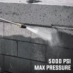 JET-USA 5000PSI Turbo Head Nozzle for High Pressure Washer Cleaner