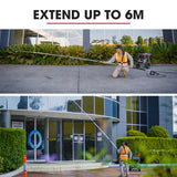 Jet-USA 4000PSI 5.5M Long Telescopic Universal Pressure Washer Cleaner Pole Wand Extension Lance - Extra Image