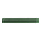 Metal Garden Support Stakes - 24 Pack, 92cm Height, Green Coated Finish - Top-Down View