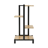 Artiss 4 Tiers Plant Stand Metal Flower Pots Shelf Indoor Outdoor Garden Home - Top-Down View