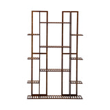 Livsip Plant Stand 7-tier Planter Shelf Bamboo - Rear View