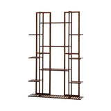 Livsip Plant Stand 7-tier Planter Shelf Bamboo - Close-Up Angle