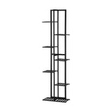 Livsip 7 Tiers Bamboo Plant Stand Staged Black