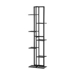 Livsip 7 Tiers Bamboo Plant Stand Staged Black