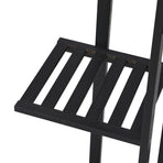 Livsip 7 Tiers Bamboo Plant Stand Staged Black